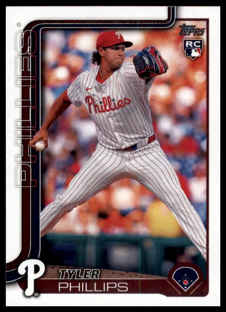 2025 Topps Tyler Phillips RC 293 Philadelphia Phillies NM - Baseball Card Single