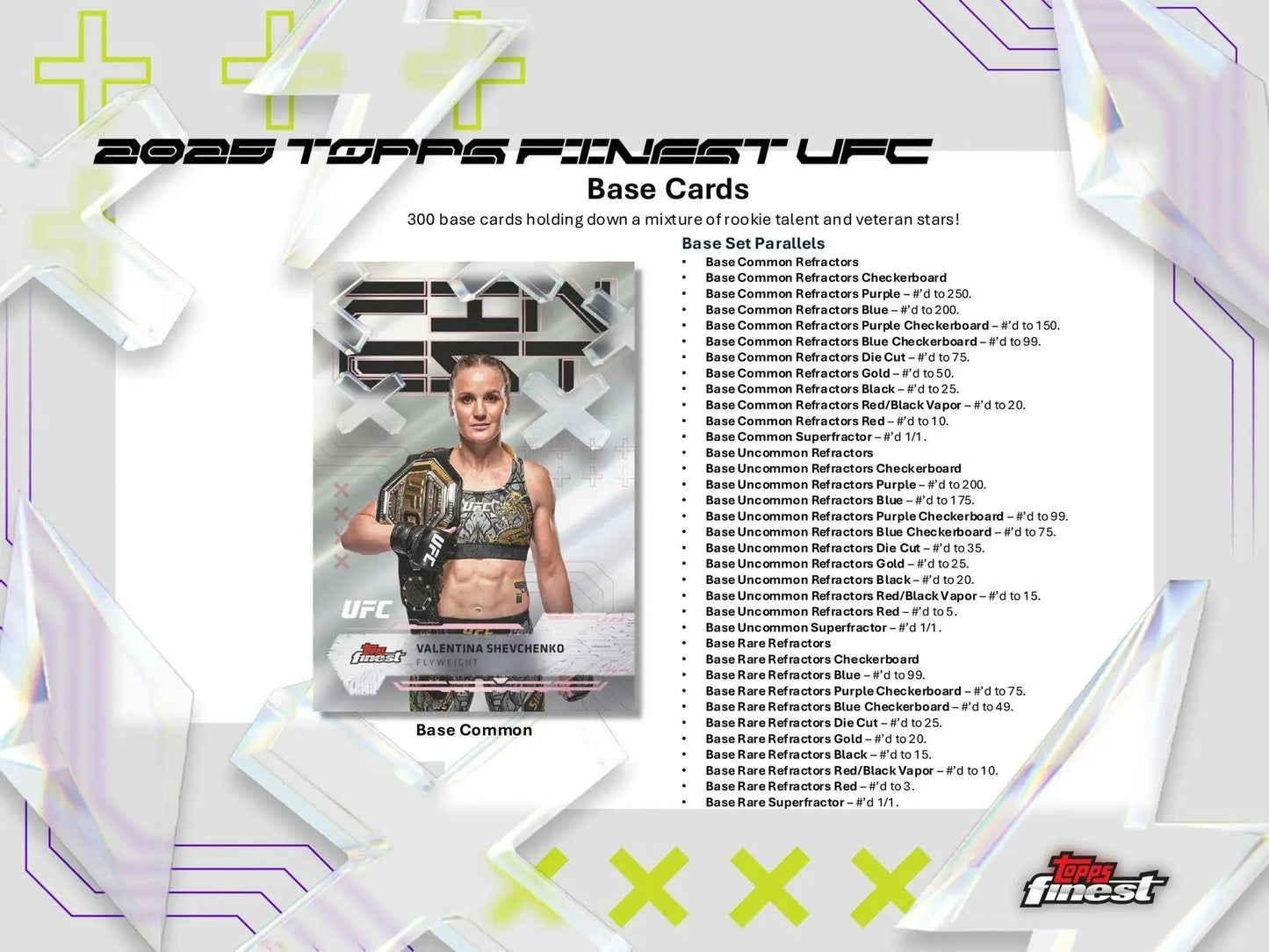2025 Topps UFC Finest Hobby Box | Columbia Sports Cards - Sports Card Hobby Boxes