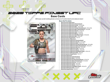 2025 Topps UFC Finest Hobby Box | Columbia Sports Cards - Sports Card Hobby Boxes