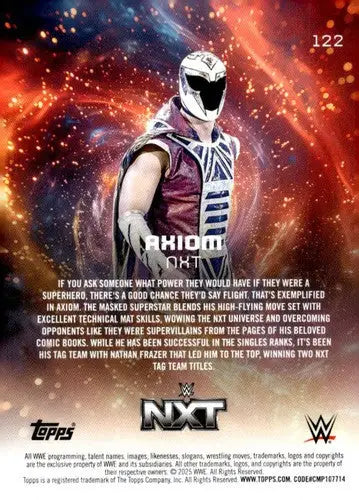 2025 Topps Universe WWE #122 Axiom NM-MT ID:81626 - Non-Sports Card Single