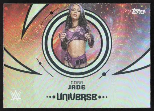 2025 Topps Universe WWE #127 Cora Jade NM-MT ID:81627 - Wrestling Card Single