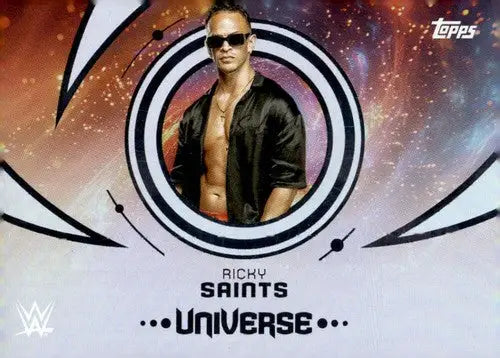 2025 Topps Universe WWE #139 Ricky Saints NM-MT ID:81631 - Wrestling Card Single