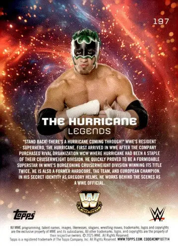 2025 Topps Universe WWE #197 The Hurricane NM-MT ID:81638 - Wrestling Card Single