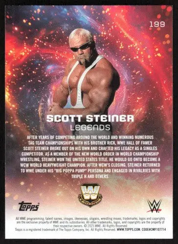 2025 Topps Universe WWE #199 Scott Steiner NM-MT ID:81639 - Wrestling Card Single