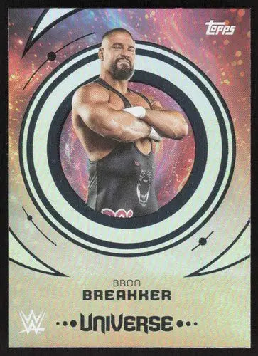 2025 Topps Universe WWE #23 Bron Breakker NM-MT ID:81596 - Wrestling Card Single