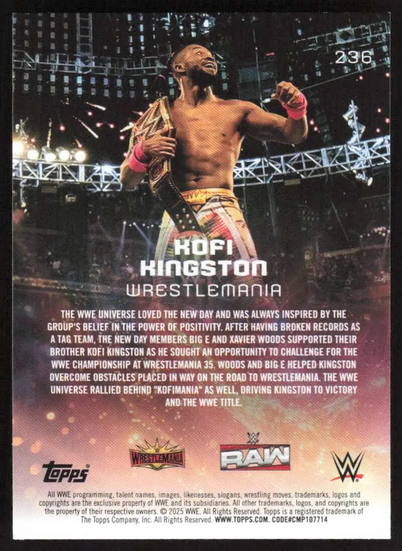2025 Topps Universe WWE #235 Undertaker NM-MT ID:81648 - Non-Sports Card Single