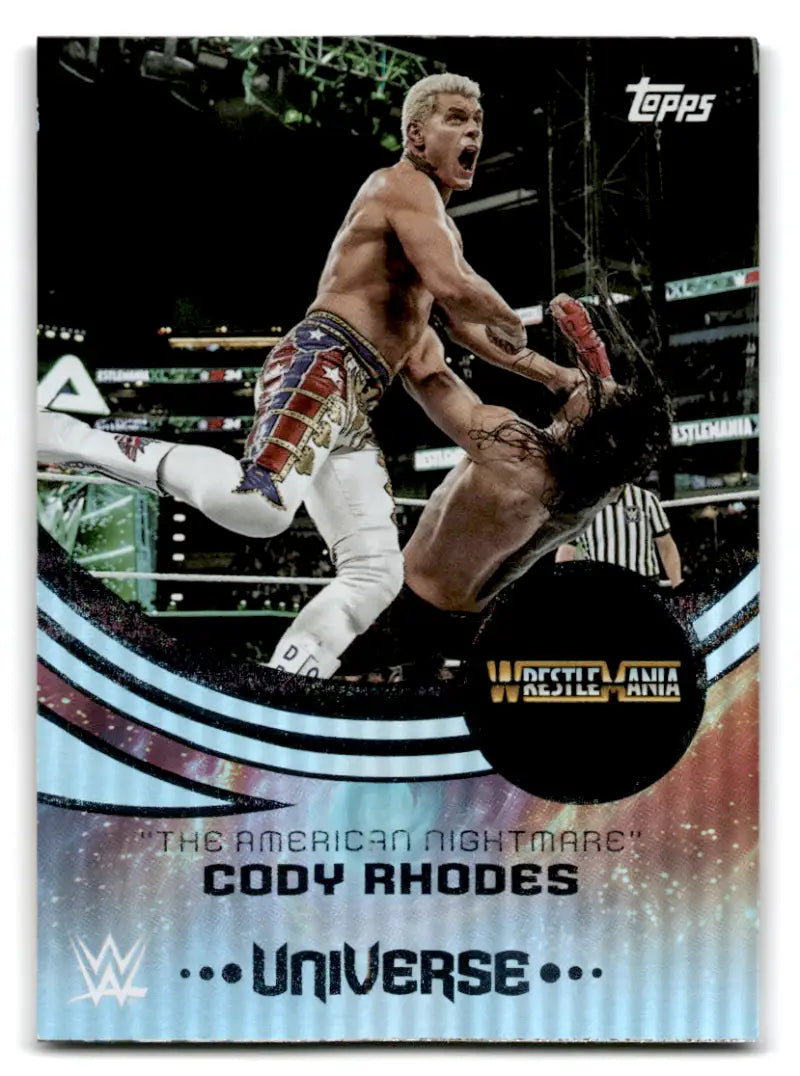 2025 Topps Universe WWE #256 The American Nightmare Cody Rhodes NM-MT ID:81653 - Non-Sports Card Single