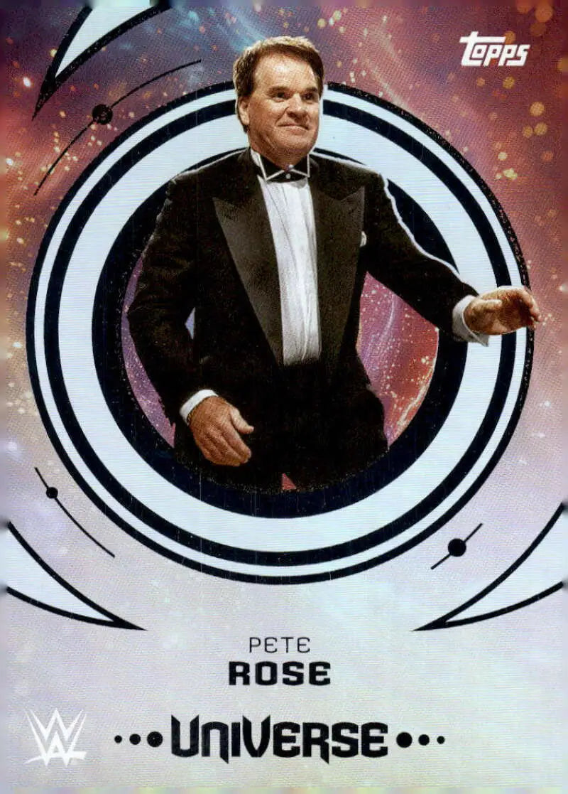 2025 Topps Universe WWE #41 Pete Rose NM-MT ID:81610 - Baseball Card Single