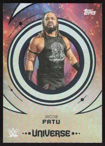 2025 Topps Universe WWE #78 Jacob Fatu NM-MT ID:81615 - Non-Sports Card Single
