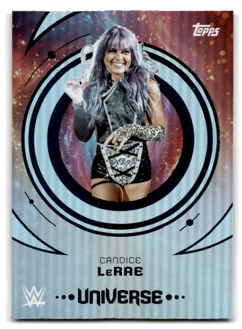 2025 Topps Universe WWE #90 Candice LeRae NM-MT ID:81617 - Wrestling Card Single