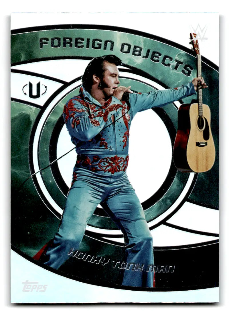 2025 Topps Universe WWE Foreign Objects #FOB-4 Honky Tonk Man NM-MT ID:81602 - Non-Sports Card Single