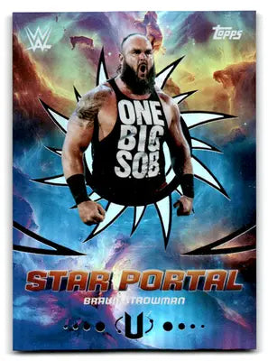 2025 Topps Universe WWE Star Portal #SPO-18 Braun Strowman NM-MT ID:81601 - Wrestling Card Single