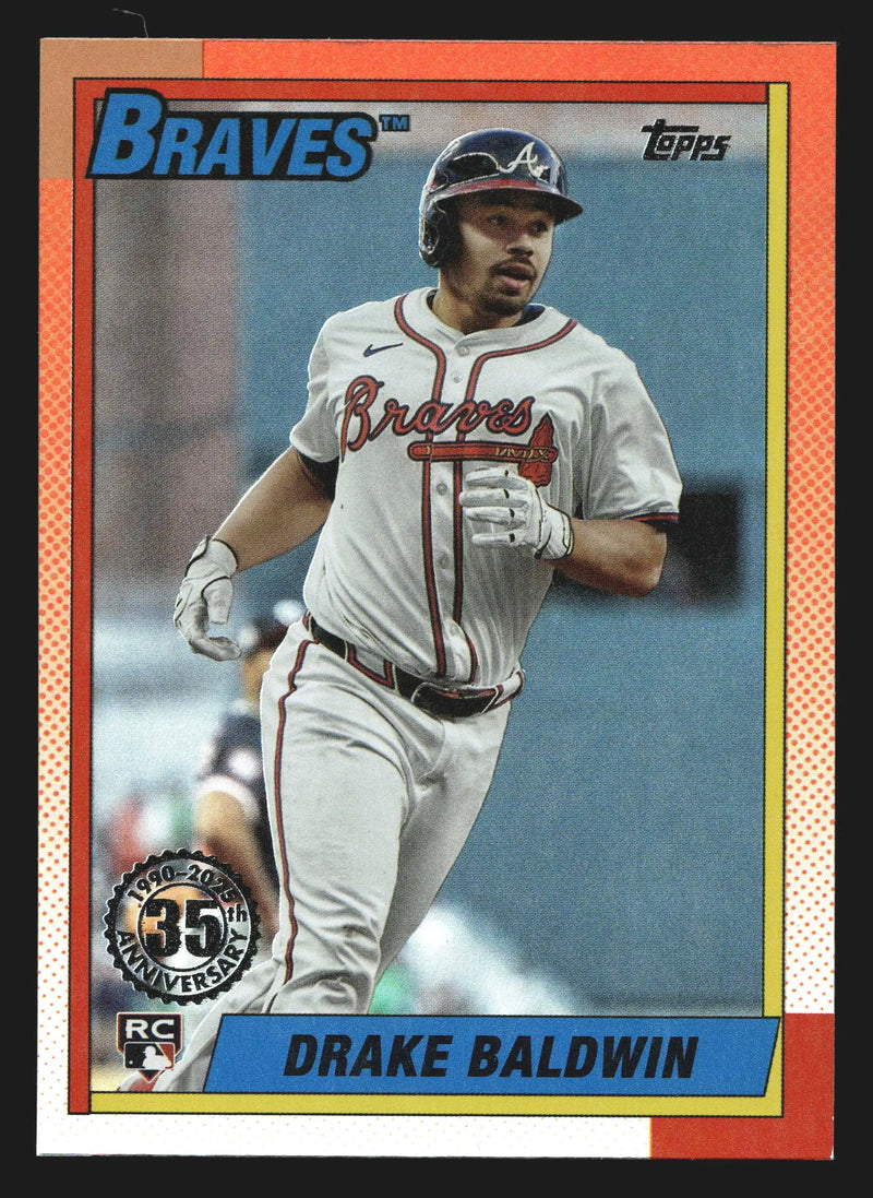 2025 Topps Update 1990 35th Anniversary #U90-32 Drake Baldwin RC