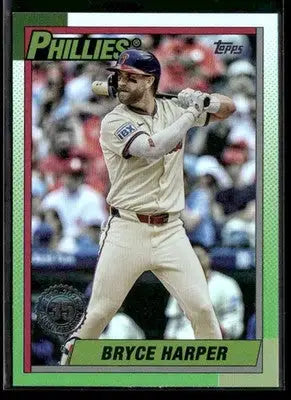 2025 Topps Update - 1990 Topps Baseball 35th Anniv Bryce Harper #U90-15 Phillies