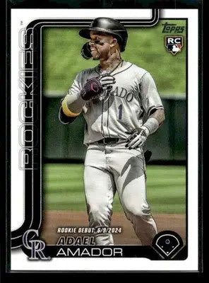 2025 Topps Update Adael Amador #US94 Colorado Rockies