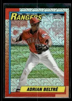 2025 Topps Update Adrián Beltré #U90C-50 1990 35th Anniversary Chrome Rangers