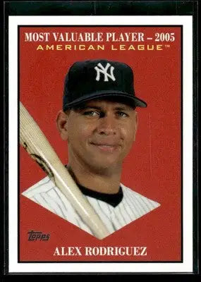 2025 Topps Update Alex Rodriguez #MV-22 Most Valuable New York Yankees