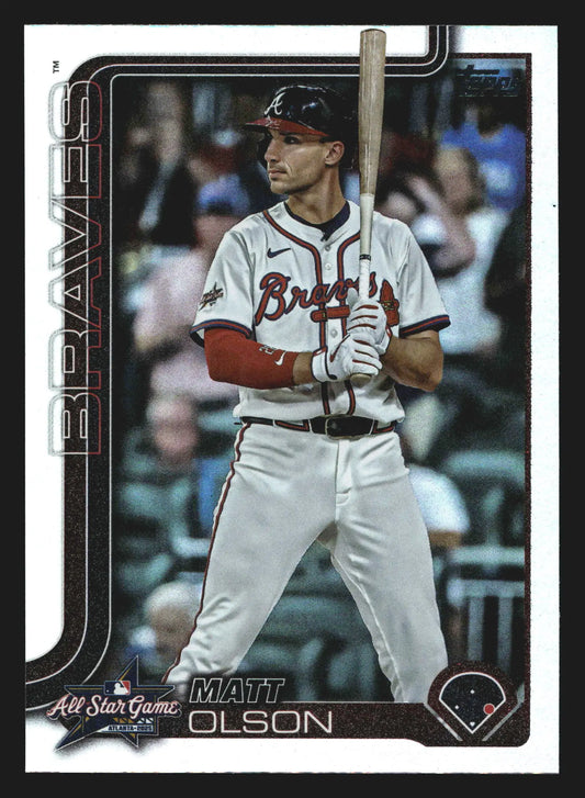 2025 Topps Update All-Star Game #ASG-49 Matt Olson Rainbow Foil - Baseball Card Single