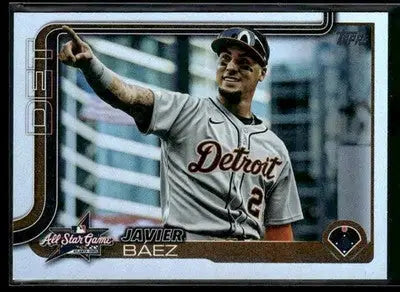 2025 Topps Update - 2025 All-Star Game Javier Báez #ASG-13 Detroit Tigers