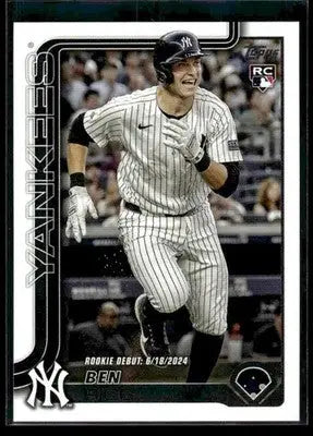 2025 Topps Update Ben Rice #US25 New York Yankees