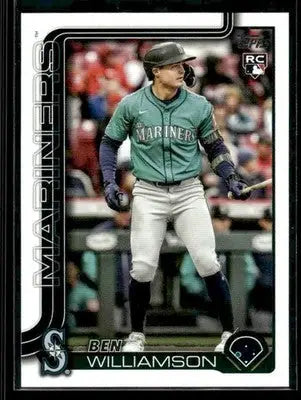 2025 Topps Update Ben Williamson #US130 RC Seattle Mariners