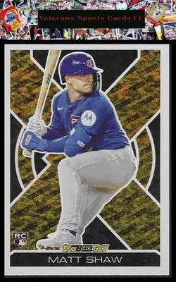 2025 Topps Update #BG-7 Matt Shaw Topps Black Gold