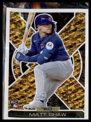 2025 Topps Update Topps Black Gold #BG-7 Matt Shaw - Baseball Card Single
