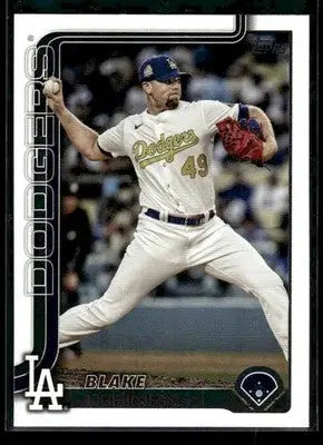 2025 Topps Update Blake Treinen #US133 Los Angeles Dodgers