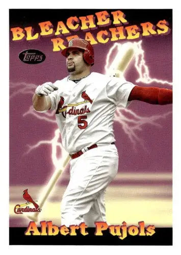 2025 Topps Update Bleacher Reachers #BR-12 Albert Pujols NM-MT Cardinal ID:80389 - Baseball Card Single