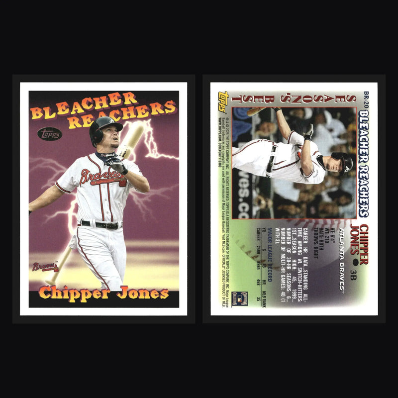 2025 Topps Update Bleacher Reachers #BR-20 Chipper Jones Braves HOF