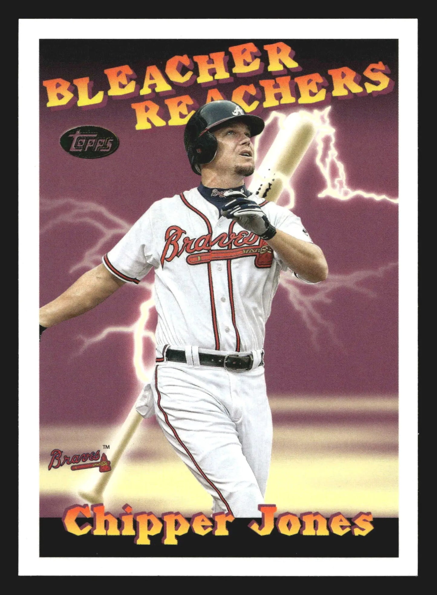 2025 Topps Update Bleacher Reachers #BR-20 Chipper Jones Braves HOF