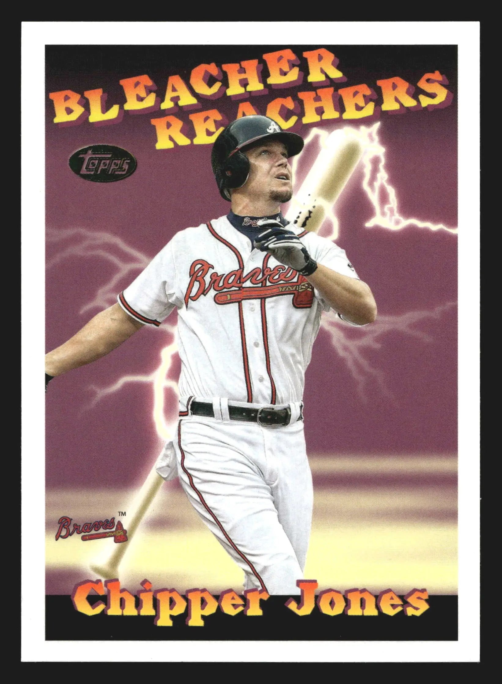 2025 Topps Update Bleacher Reachers #BR-20 Chipper Jones Braves HOF