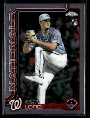 2025 Topps Update Brad Lord #US39 RC Washington Nationals