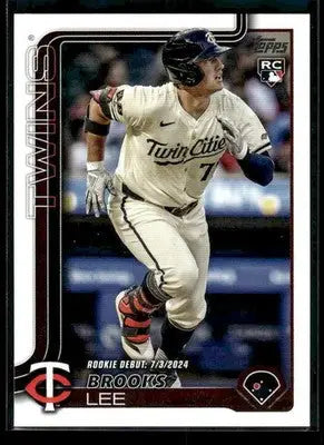 2025 Topps Update Brooks Lee #US243 Minnesota Twins