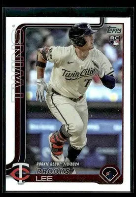 2025 Topps Update Brooks Lee #US243 Rainbow Foil Minnesota Twins