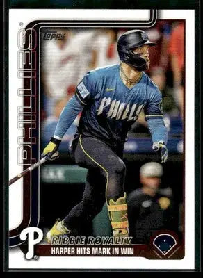 2025 Topps Update Bryce Harper Ribbie Royalty #US184 Philadelphia Phillies