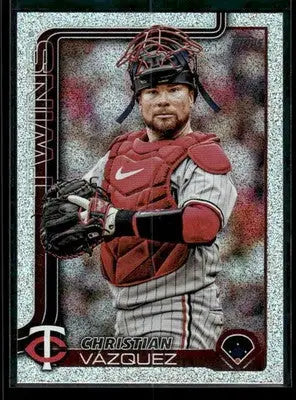 2025 Topps Update Christian Vázquez #US7 Sandglitter Minnesota Twins