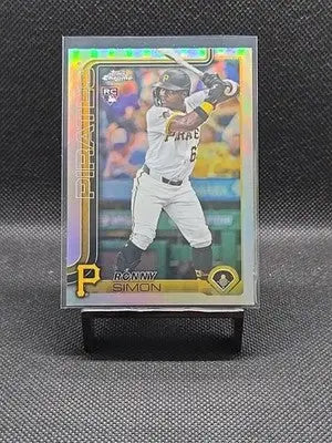 2025 Topps Update Chrome Update RC Refractor Ronny Simon PIRATES USC35 - Baseball Card Single