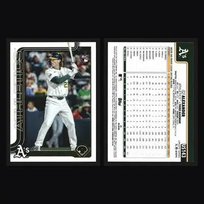2025 Topps Update CJ Alexander #US143 Athletics RC - Baseball Card Single