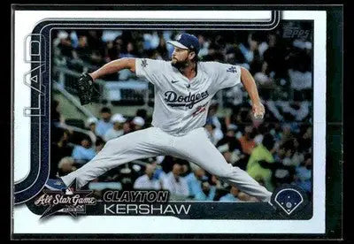 2025 Topps Update Clayton Kershaw #ASG-50 2025 All-Star Game Los Angeles Dodgers