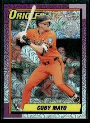2025 Topps Update Coby Mayo #U90C-51 1990 35th Anniversary Chrome Orioles