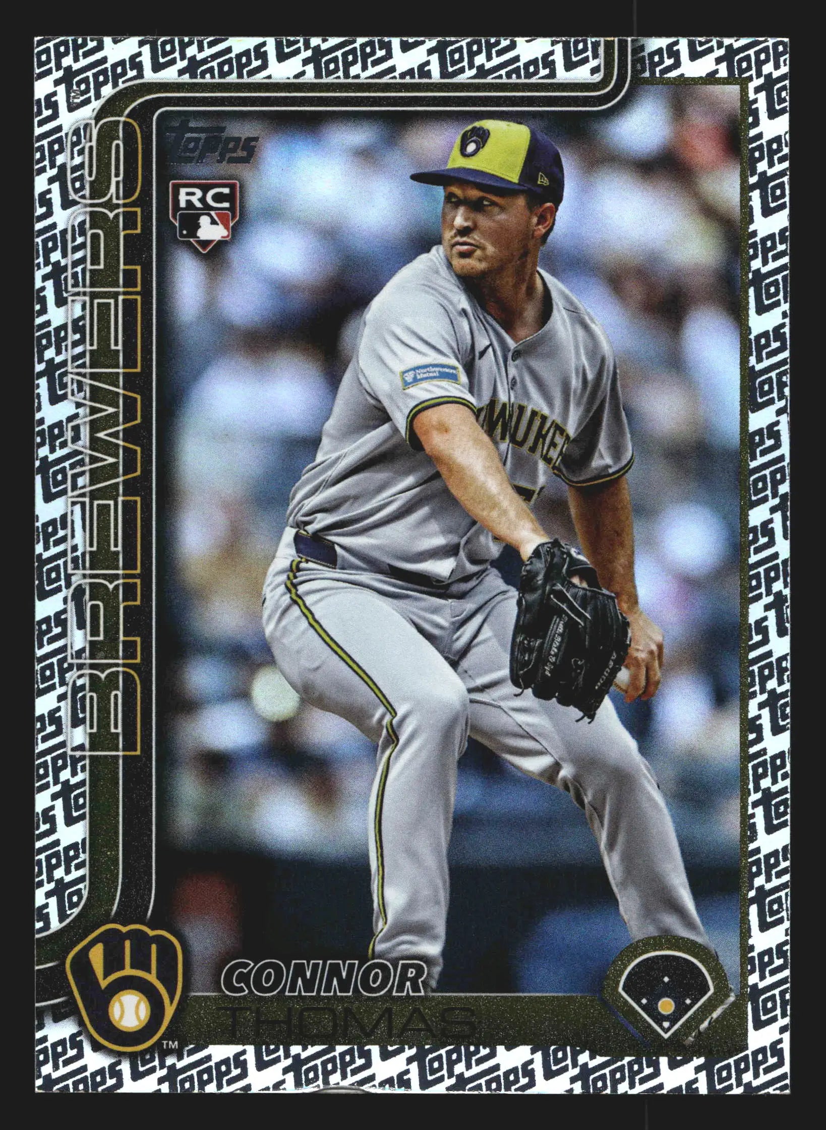 2025 Topps Update Connor Thomas #US63 Topps Logo Foil RC - Baseball Card Single