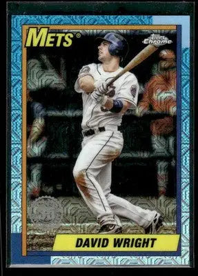 2025 Topps Update David Wright #U90C-90 1990 35th Anniversary Chrome Mets