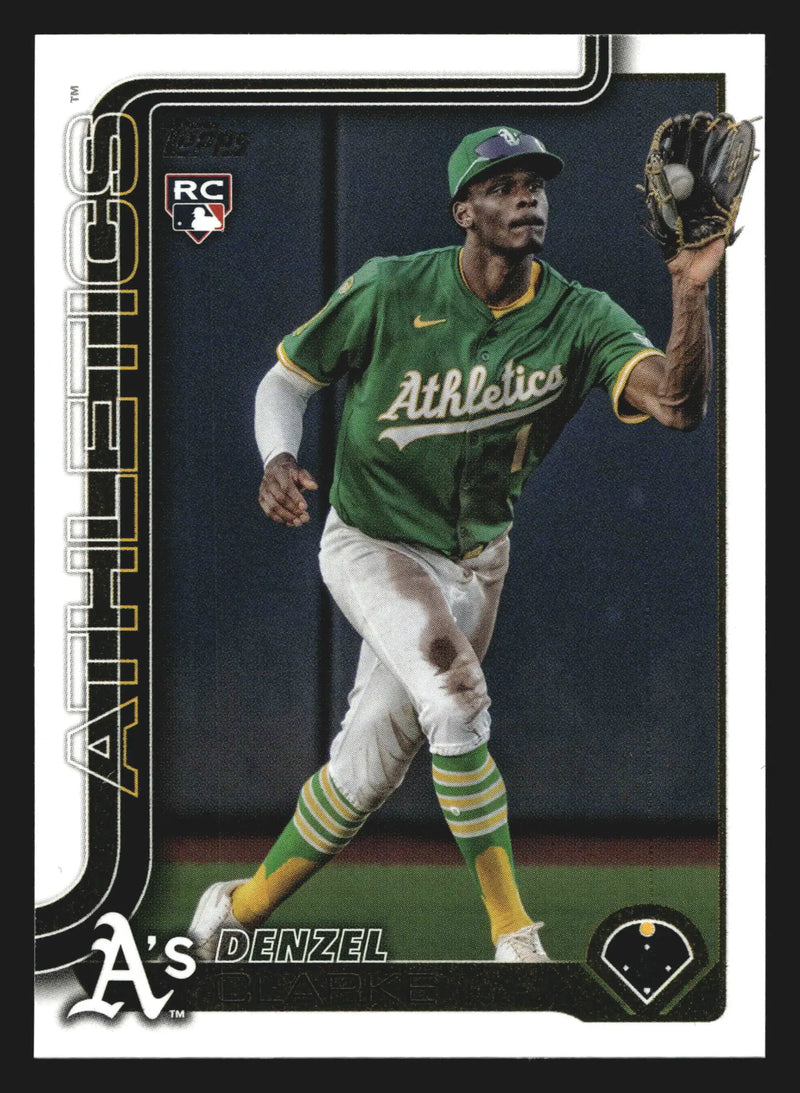 2025 Topps Update Denzel Clarke #US14 RC Athletics - Baseball Card Single