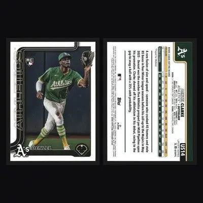 2025 Topps Update Denzel Clarke #US14 RC Athletics - Baseball Card Single