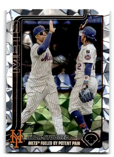 2025 Topps Update Diamante Foil #US260 Francisco Lindor/Juan Soto NM-MT ID:80004 - Baseball Card Single