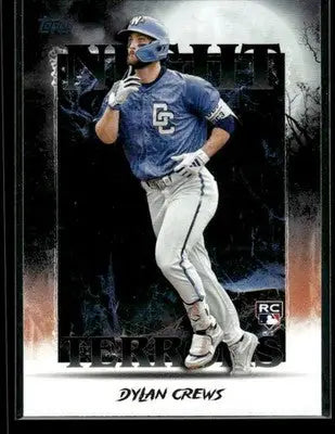 2025 Topps Update Dylan Crews #NT-13 Night Terrors Washington Nationals
