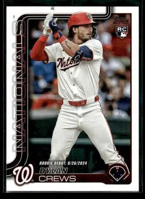2025 Topps Update Dylan Crews #US223 Washington Nationals