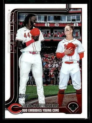 2025 Topps Update Elly De La Cruz / Matt McLain #US331 Cincinnati Reds