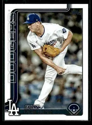 2025 Topps Update Evan Phillips #US18 Los Angeles Dodgers